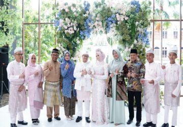 Pj. Bupati Kampar Hadiri dan Menjadi Saksi Akad Nikah Putri Bapak H. Alamsyah dengan Putra Bapak H. Afrizal