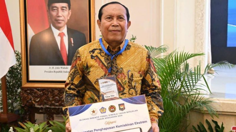 Bupati Rohul Terima Dana Insentif Fiskal Tahun TA 2024, Guna Penghapusan Kemiskinan Ekstrem