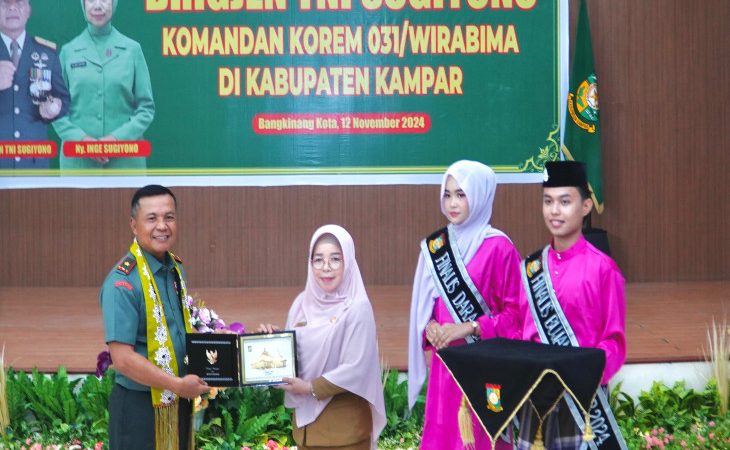 Silaturahmi Komandan Korem 031/Wirabima dengan Pemkab Kampar, Perkuat Sinergitas Jelang Pilkada 2024