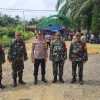 Kapolsek Kempas Pimpin Pengamanan Kampanye Pilkada 2024 di Desa Pekan Tua dengan Dukungan TNI