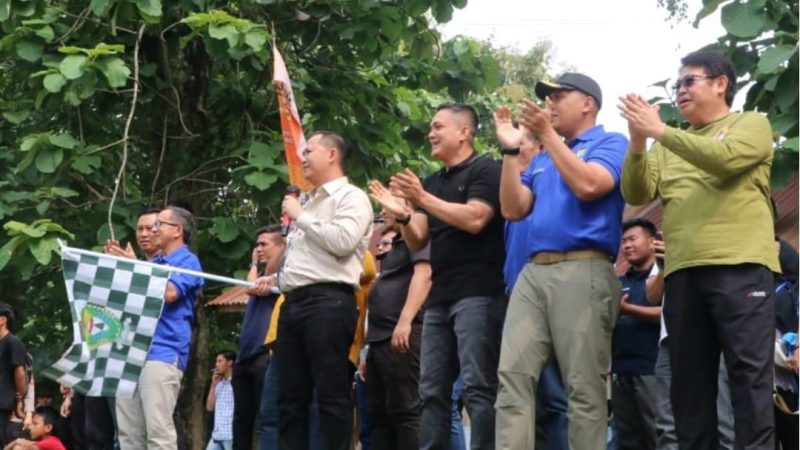 Pj. Bupati Lepas Lomba Bidar Mini Danau Cecuho HUT ke-78 Kabupaten Muara Enim
