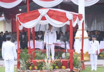 Pj Bupati H.Henky Putrawan, Pembina Upacara Peringatan Hari HUT Kabupaten Muara Enim ke-78