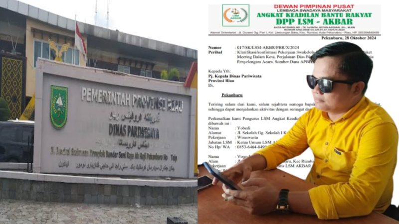 Paket Perjalanan Dinas Diduga Fiktif, Plh Kadispar Riau Ade Yudistira Pilih Bungkam Tak Jawab Klarifikasi Masyarakat