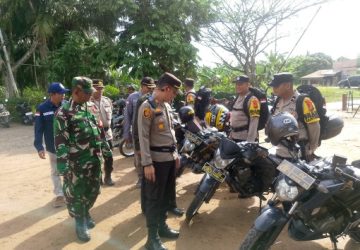 Kapolsek Kempas Pimpin Apel Kesiapan Personel Pengamanan TPS Pilkada 2024