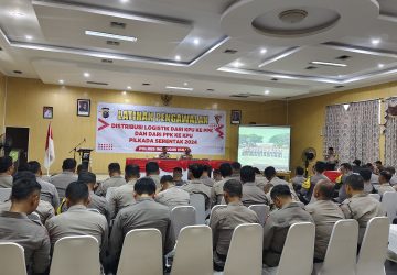Pastikan Keamanan Pendistribusian Logistik Pilkada, Polres Indragiri Hulu Gelar Pelatihan
