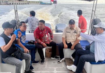 Pemkab Bengkalis dan Tim Stafsus Kemenko Infrastruktur Tinjau Progres Pembangunan Jembatan Bengkalis – Bukit Batu
