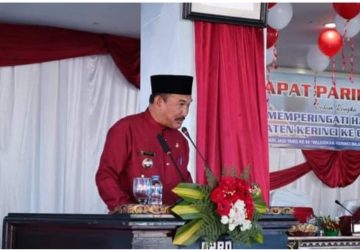 PJ Bupati Asraf Hadiri Rapat Paripurna HUT Kerinci ke-66 tahun 2024