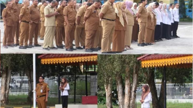 ASN dan THL Sekwan DPRD Riau Gelar Apel Pagi, Afdillah Arifin; gesa PPTK laksanakan program