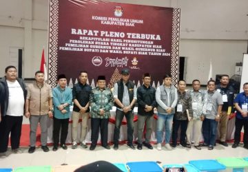 Hasil Pleno KPU Siak, Afni-Syamsurizal Raih Suara Terbanyak Pilkada Siak