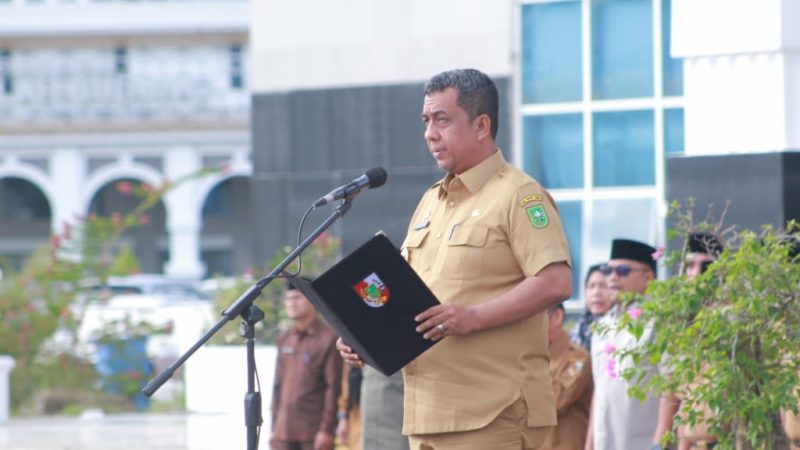 Apel Perdana Sebagai Pj Walikota, Roni Rakhmat Minta Pegawai Bekerja Seperti Biasa