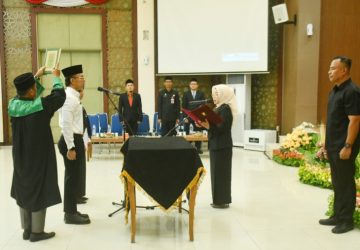 Pj Sekda Kampar Lantik 9 PNS dalam Jabatan Fungsional di Lingkungan Pemkab Kampar