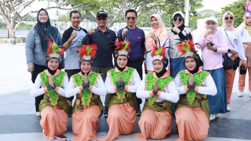 Sempena Hari Jadi DWP Ke-25 Sekda Arfan Buka Lomba Senam Kreasi