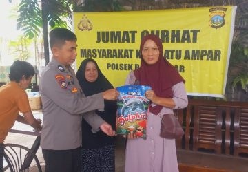 Kegiatan Jumat Curhat Polsek Batu Ampar Bersama Warga Tanjung Sengkuang