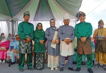 Kapolsek Kempas bersama Forkopimcam Hadiri Pelepasan Pawai Ta’aruf MTQ ke-54 di Kec Enok