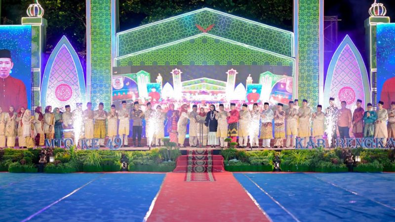 Pembukaan MTQ Ke-49 Bengkalis Berlangsung Sukses, Antusias Masyarakat Padati Arena MTQ