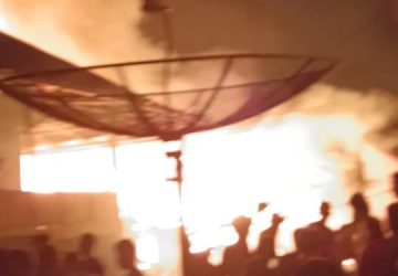 Satu Rumah Hangus Terbakar Di Desa Karang Raja Muara Enim