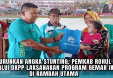 Turunkan Angka Stunting, Pemkab Rohul Melalui DKPP Gelar Program Gemarikan