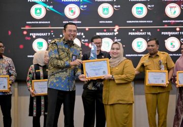 Bupati Kasmarni Terima 2 Penghargaan Kepatuhan Pelayanan Publik Tahun 2024 dari Ombudsman RI