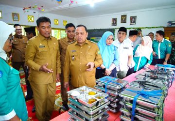 Launching Program Makanan Bergizi Gratis, Pj Bupati Muba Harap Ciptakan Generasi Cerdas dan Berdaya Saing