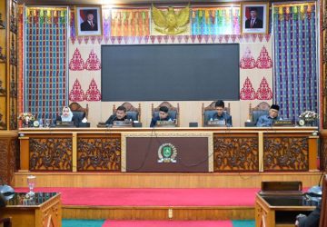 DPRD Gelar Rapat Paripurna Pengumuman Penetapan Pasangan Calon Bupati dan Wakil Bupati Bengkalis