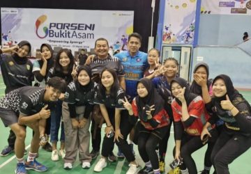 Kejar Prestasi, PBV Bukit Asam Bina Talenta Muda Voli di Muara Enim