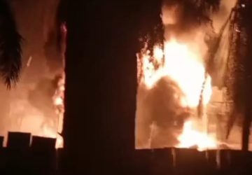 Kebakaran Besar di Sumur Minyak Ilegal Kembali Terjadi, Diduga Milik Mafia Minyak Berinisial (PY)