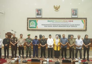 DPRD Inhil Gelar Rapat Paripurna Penetapan Bupati dan Wakil Bupati Terpilih