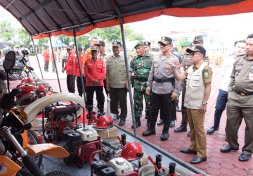 Pastikan Kesiapan Karhutla, Pemkab Bengkalis, Taja Apel Penanggulangan Bencana