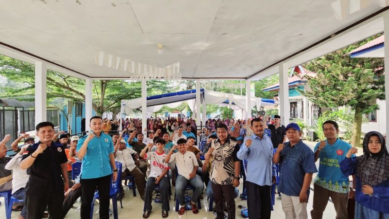 Membludak Antusias Warga Hadiri SosPer M.Hasby Assodiqi Anggota DPRD Riau Fraksi Nasdem