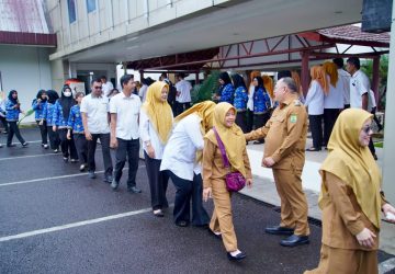 Pamit dengan Haru, Pj Bupati Muba Sampaikan Pesan Perpisahan di Apel Terakhir