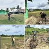 Satgas Yonzipur 5/ABW Gelar Gerakan Peduli Lingkungan Sekolah Bersih, Indah, dan Nyaman