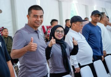 Penuh Semangat dan Khidmat, Bupati dan Wakil Bupati terpilih Kabupaten Kampar Ikuti Gladi Persiapan Pelantikan Kepala Daerah Se Indonesia