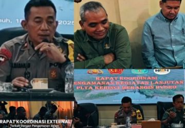 Polres Kerinci Gelar Rapat Koordinasi Eksternal Bersama Pejabat PLTA Kerinci