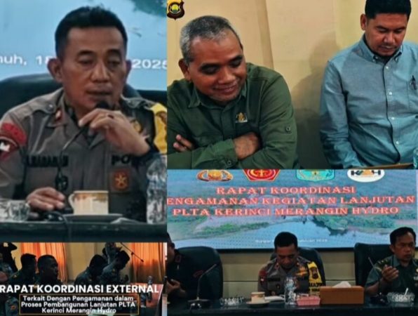 Polres Kerinci Gelar Rapat Koordinasi Eksternal Bersama Pejabat PLTA Kerinci