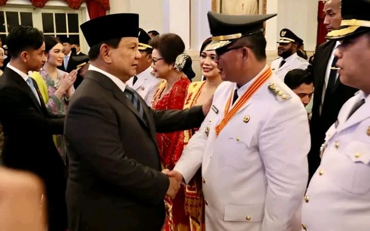 Mantap Onomatua Gunungsitoli! Pasangan SMART Resmi di Lantik oleh Presiden Prabowo Menjadi Wako dan Wawako Gunungsitoli