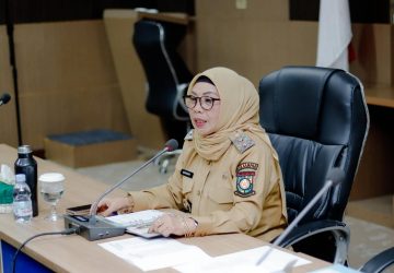 Pertama Masuk Kantor, Wabup Langsung Rapat Gabungan Kepala OPD dan Camat Se Kabupaten Kampar