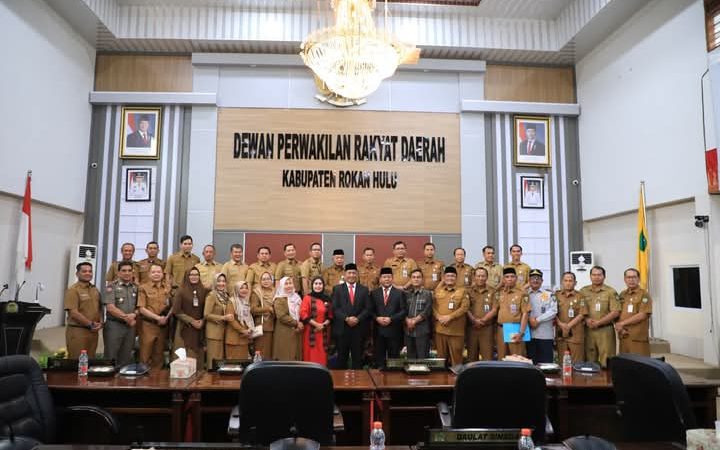 DPRD Rohul Tetapkan Anton-Syafaruddin Poti Sebagai Bupati – Wabup 2025-2030