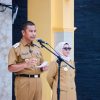 Hari Pertama Kerja, Bupati Kampar Ahmad Yuzar Pimpin Apel dan Tegaskan Komitmen Pemerintahan Bersih