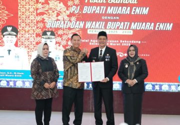 Sertijab dan Penyerahan Memori Jabatan Bupati Edison Apresiasi Kinerja Pj Bupati Henky