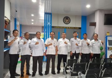 Lapas Muara Enim Terima Monev Kabid Pelayanan dan Pembinaan Kanwil Ditjenpas Sumsel