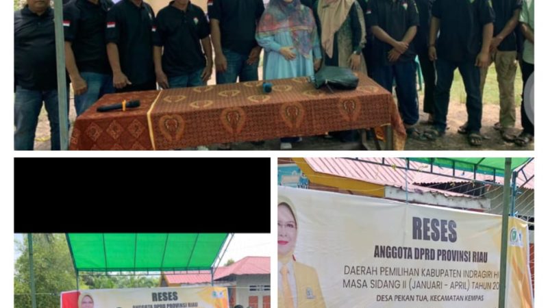 LMR Pekan Tua Kecamatan Kempas Kritang Dampingi Reses DPRD Provinsi Riau