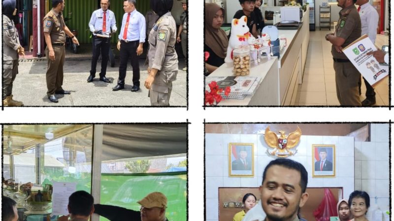 Satpol PP Inhu Patroli Sosialisai Tegakan Perbup Jam Aktivitas Kegiatan Usaha kuliner Pada Bulan Ramadhan 1446 H