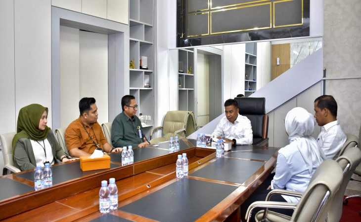 Bupati Kampar Terima Audiensi Pimpinan Cabang Bank BRI Bangkinang
