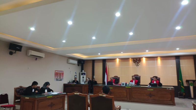 Bobi Candra Terdakwa Kasus Tambang Rakyat Digelar PN Muara Enim