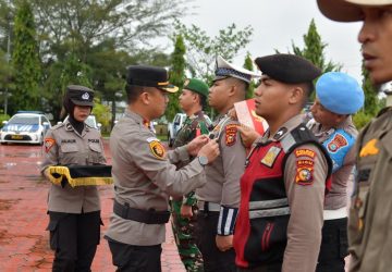 Personel Gabungan Polres Bengkalis Siap Amankan Idul Fitri 2025
