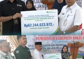 Penyerahan Bantuan Klaim Asuransi Bantuan Kematian Sebesar 42 jt, Kepada 22 Ahli Waris BPJS Ketenagakerjaan