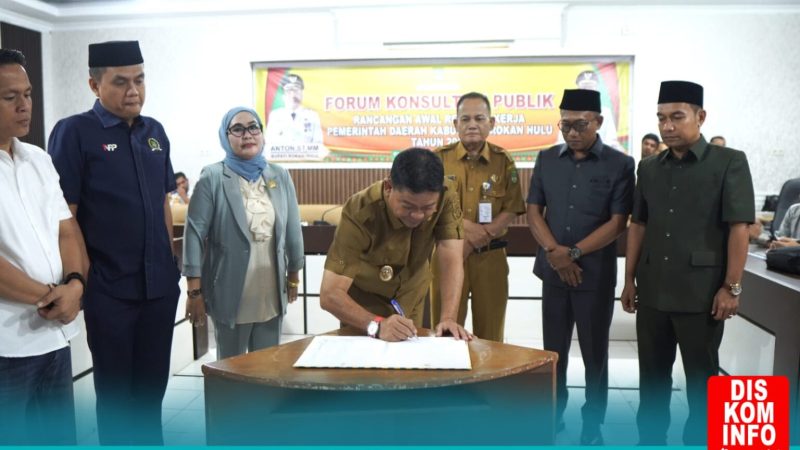 Pemkab Rohul Gelar Forum Konsultasi Publik Rancangan Awal RKPD Tahun 2026