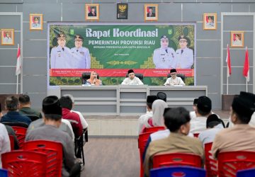 Rapat Bersama Gubernur Riau, Kasmarni Sampaikan Isu Strategis