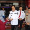 Kapolres Bersama Bupati Muara Enim Serahkan Sepeda Motor Hasil Pengungkapan Kasus Curanmor
