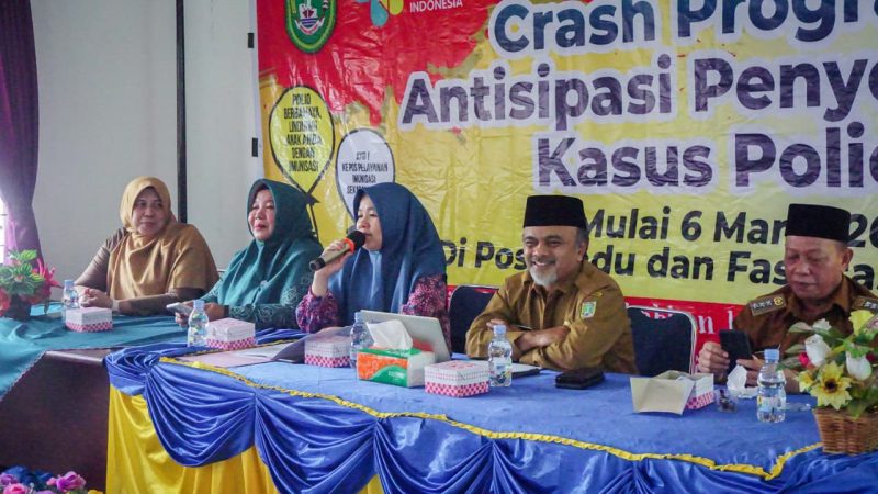 Diskes Kota Dumai bersama TP PKK Sosialisasikan Antisipasi Penularan Vitus Polio